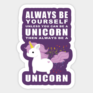 Always - Unicorn Sticker